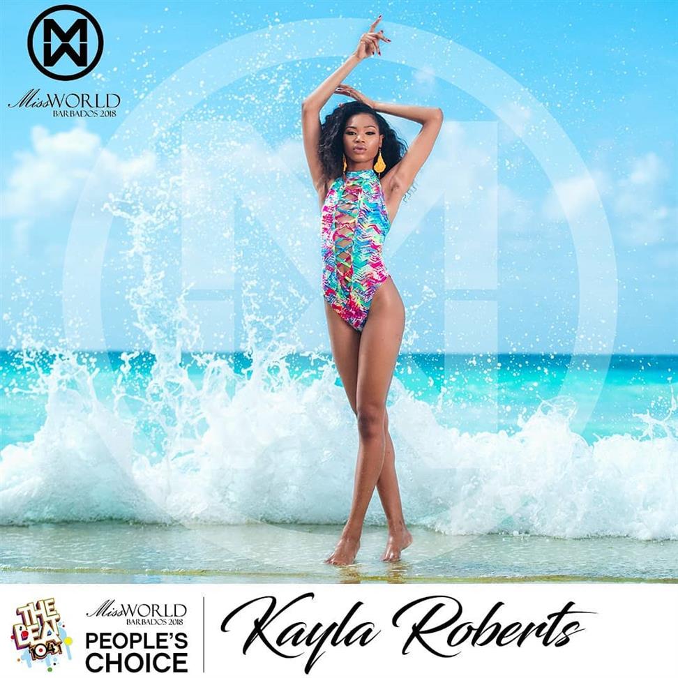 People’s Choice Catalogue for Miss World Barbados 2018?